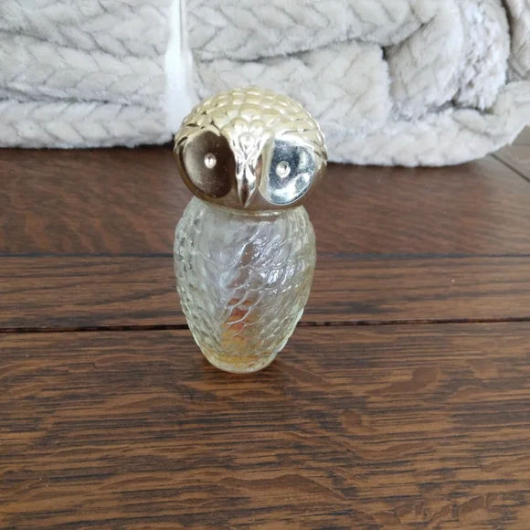 Vintage Avon Owl Empty Perfume Bottle Sweet Honesty Cologne Empty